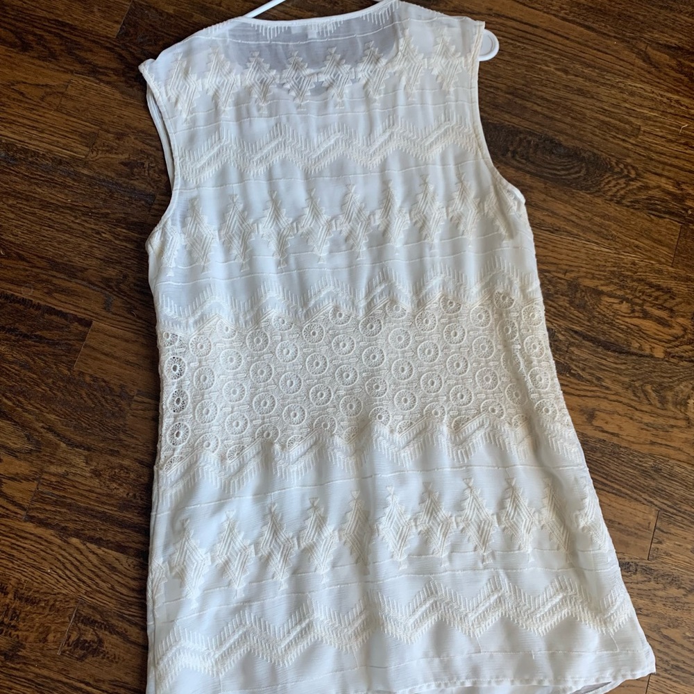 Beautiful detailed crème dress
